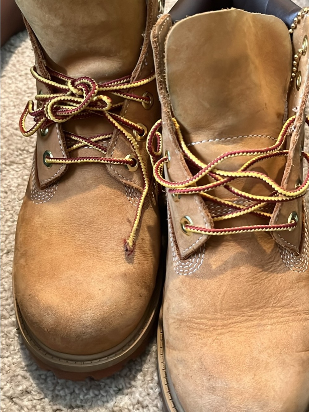 Boys WHEAT timberland boots size 3